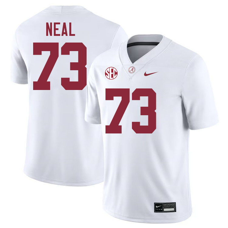 Evan Neal Alabama Jersey,University Of Alabama Crimson Tide Football Jersey,Uniforms-White